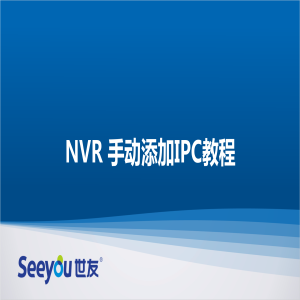 DS视讯 NT NVR手动添加IPC教程