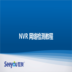 DS视讯 NT NVR网络检测教程