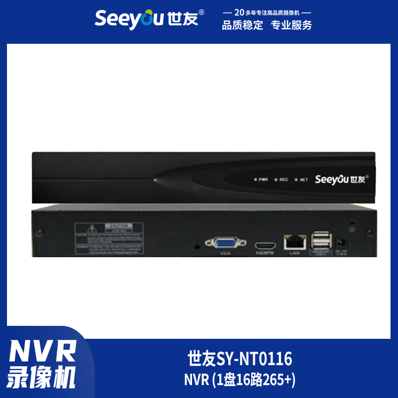 DS视讯SY-NT(0116) NVR (1盘16路265+